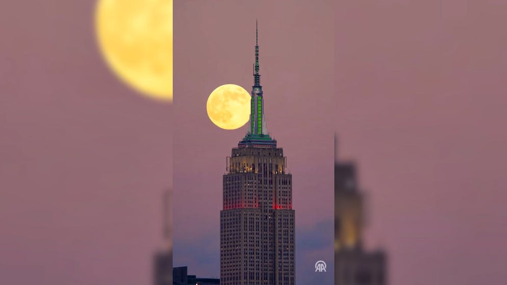 Spectacular footage. This is the last supermoon for the year 2025