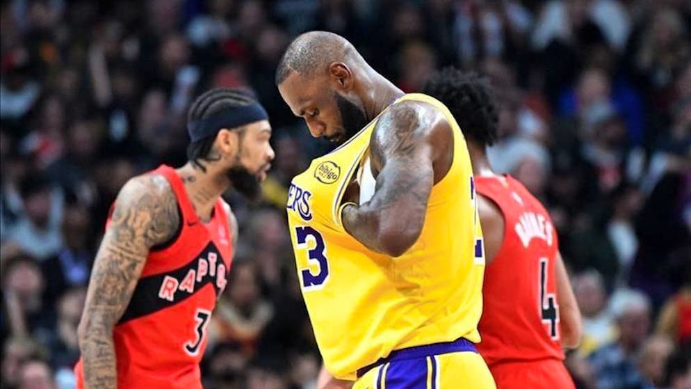 NBA. Per la prima volta dal 2007 LeBron James non chiude una gara in doppia cifra