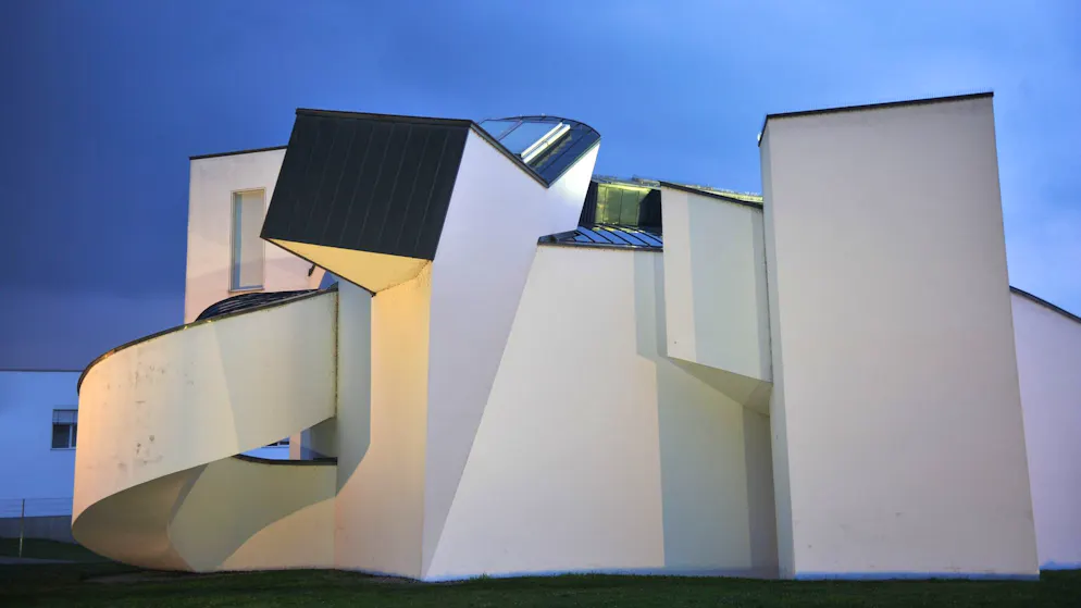 Gebäude wie Jazzmusik: Star-Architekt Frank Gehry ist tot - Gallery. Das Vitra-Design-Museum in Weil am Rhein. (Archivbild)
