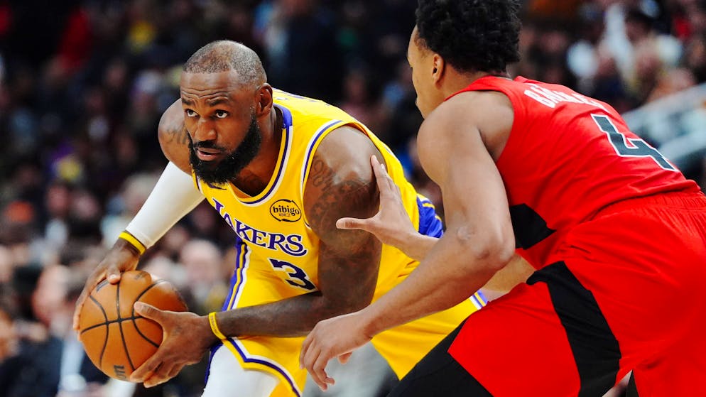 Historische Serie reisst. Nach 1297 Spielen: NBA-Star LeBron James punktet nur einstellig