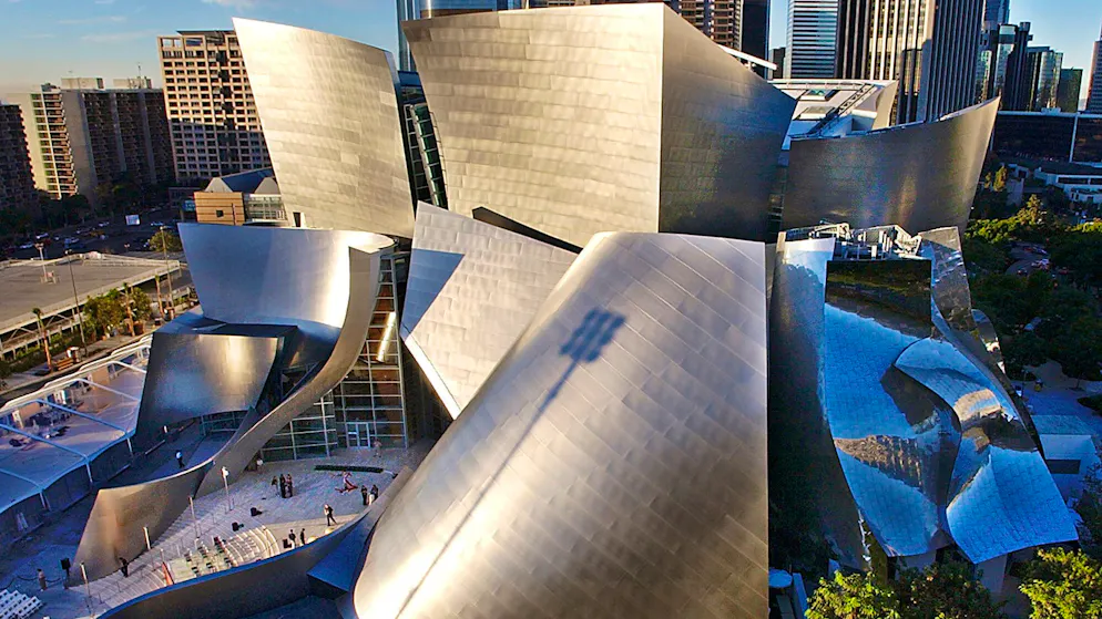 Gebäude wie Jazzmusik: Star-Architekt Frank Gehry ist tot - Gallery. Die Walt Disney Concert Hall in Los Angeles. (Archivbild)