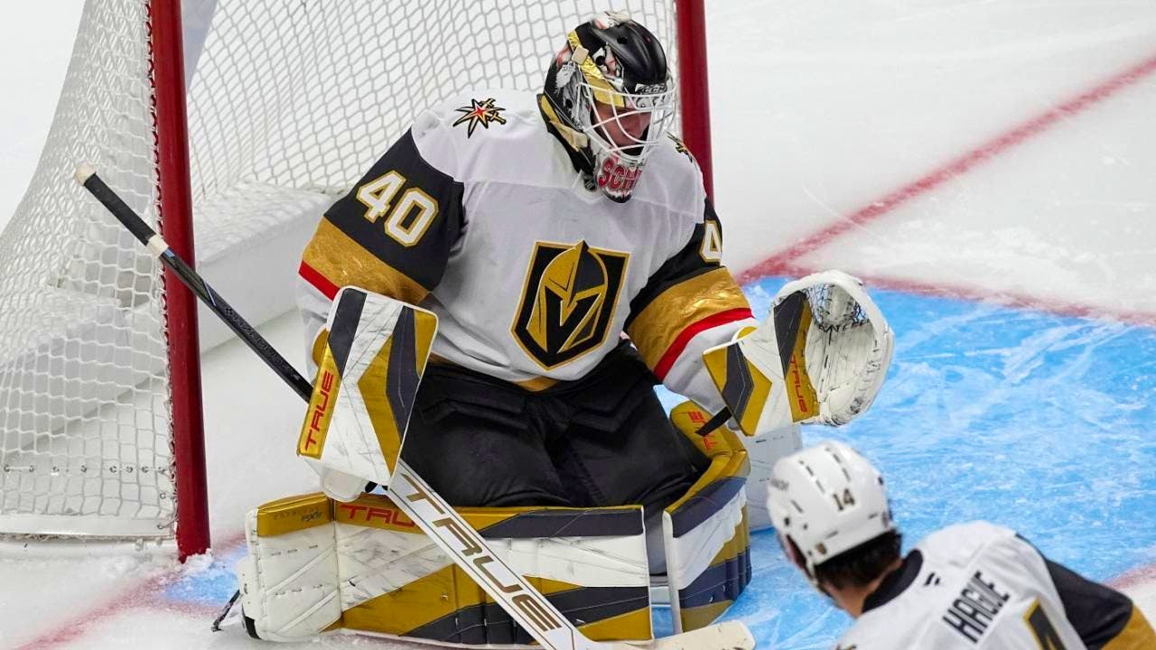 NHL. Goalie Akira Schmid macht sich in Las Vegas einen Namen