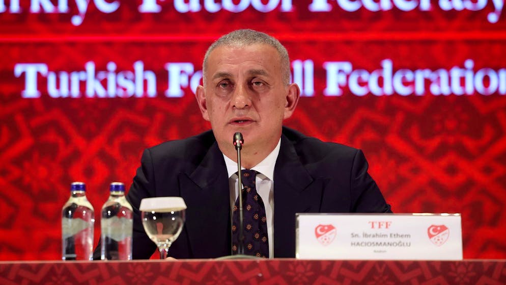 Hat Grund zur Sorge: Ibrahim Haciosmanoglu, Präsident des türkischen Fussballverbands.
