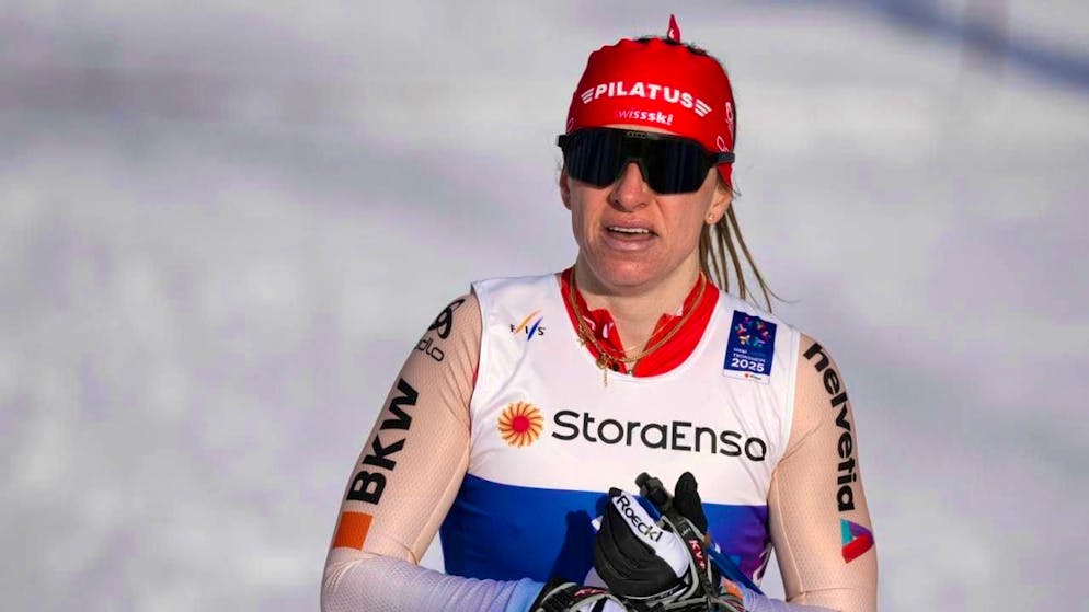 Nadine Fähndrich has to take off her poles after the quarter-finals (archive photo)