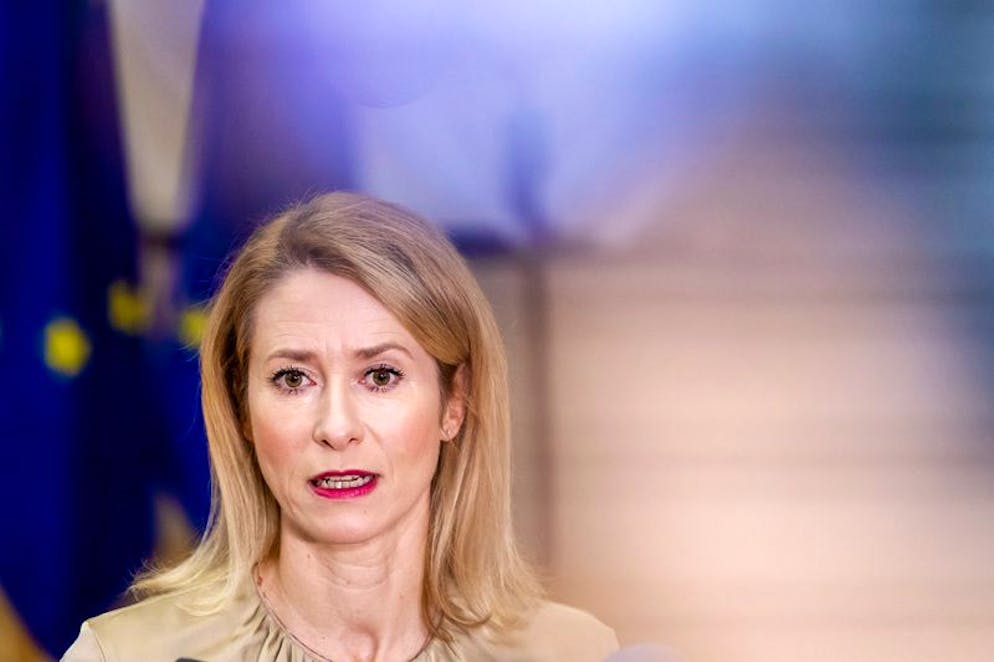 EU-Aussenbeauftragte Kaja Kallas versucht, die Wogen zu glätten.