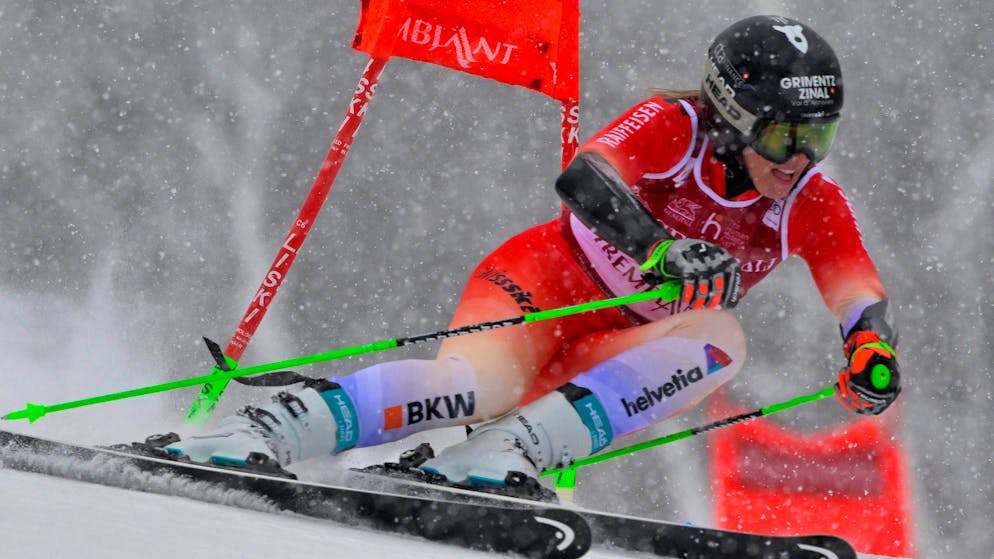 Riesenslalom in Tremblant. Alphand setzt sich vor Della Mea – bald kommt Rast