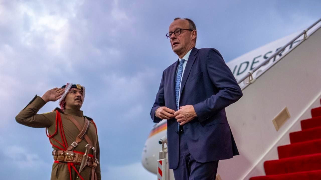 Germany. Merz urges progress in Middle East peace process