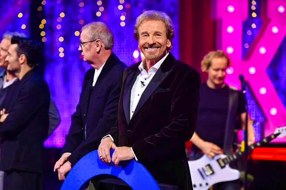 Presenter Thomas Gottschalk during the RTL show "Denn sie wissen nicht, was passiert".