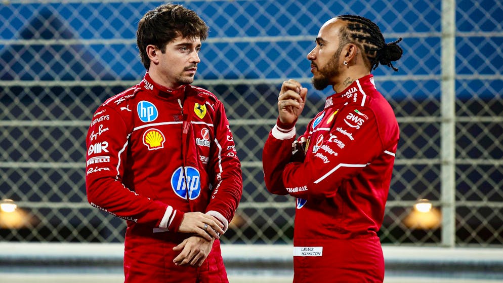 Charles Leclerc et Lewis Hamilton ont vécu une saison compliquée avec Ferrari