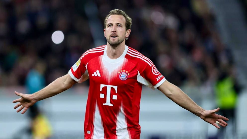 Bayerns Topstürmer Harry Kane war einmal mehr eine Klasse für sich