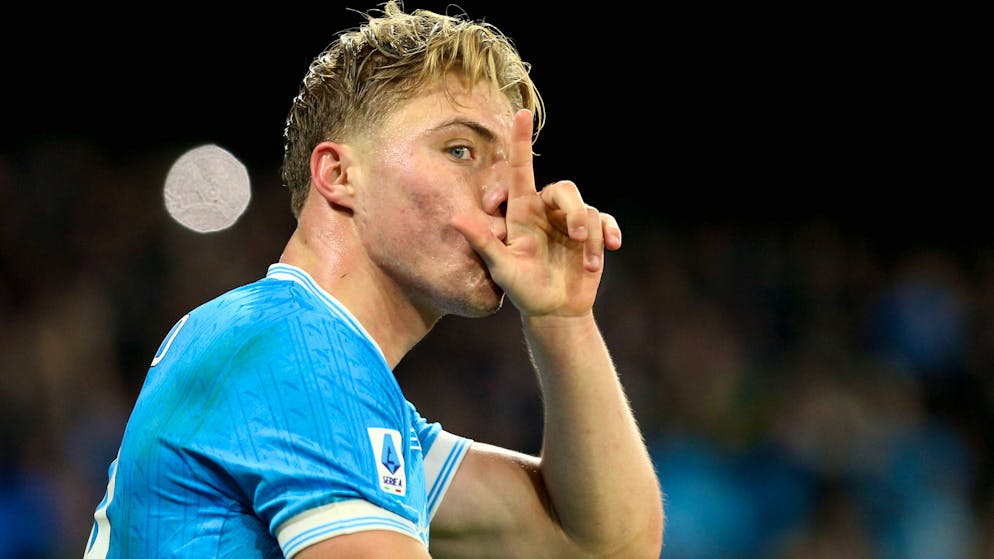 Rasmus Højlund a inscrit les deux buts napolitains.