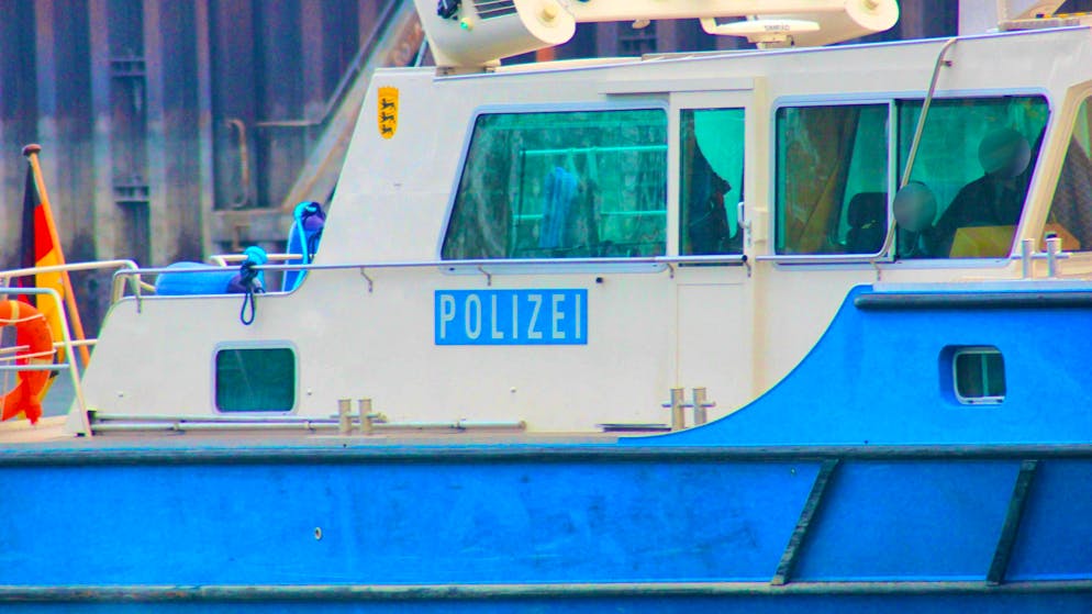The water police were only able to recover the 82-year-old's body from the Rhine.