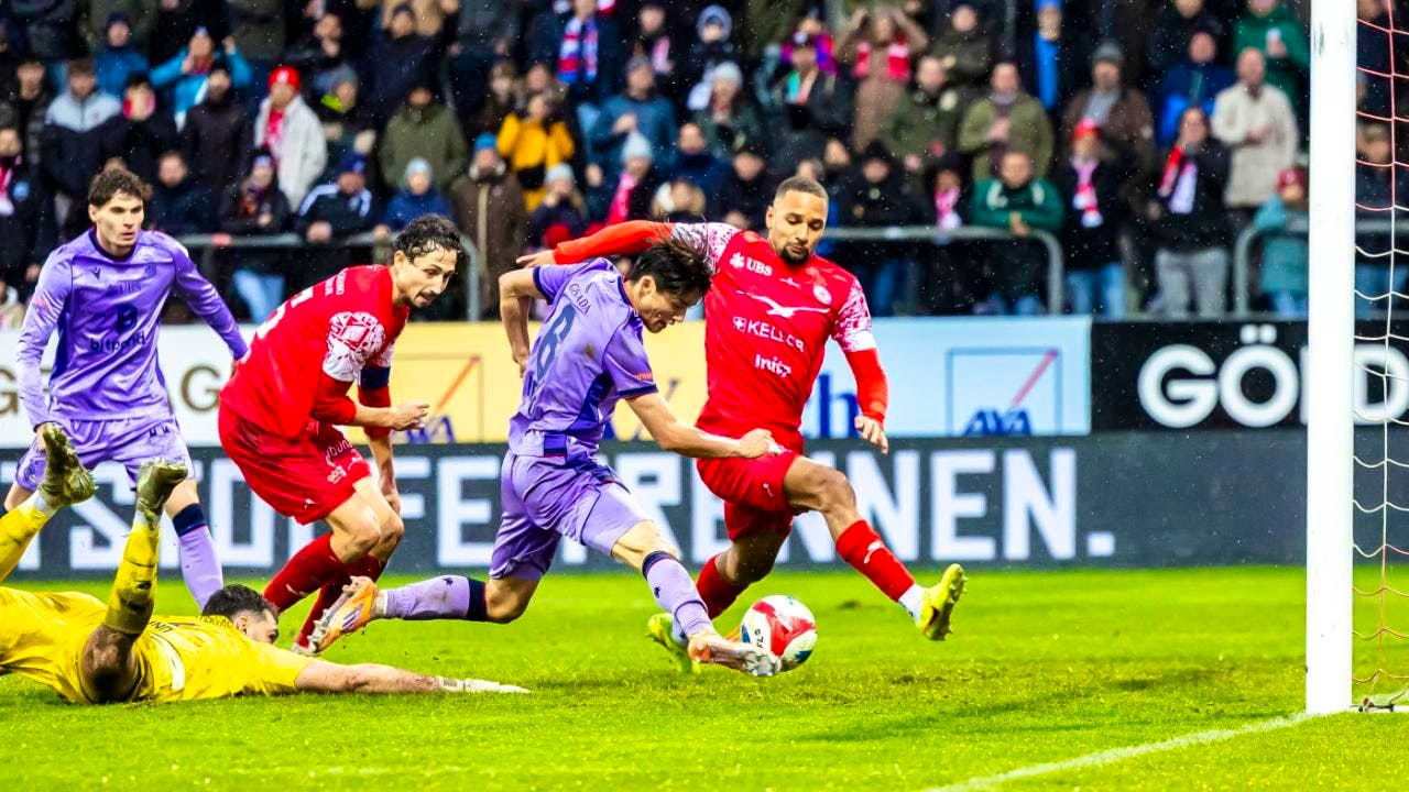 Super League. FC Basel gewinnt in letzter Minute in Winterthur