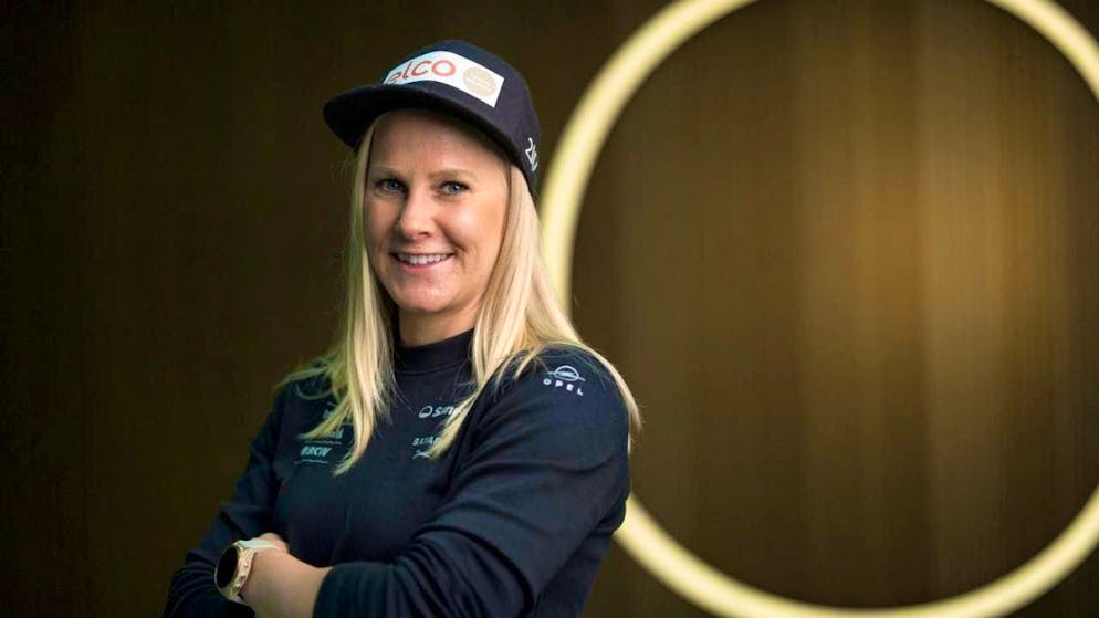 Julie Zogg is already in good form.