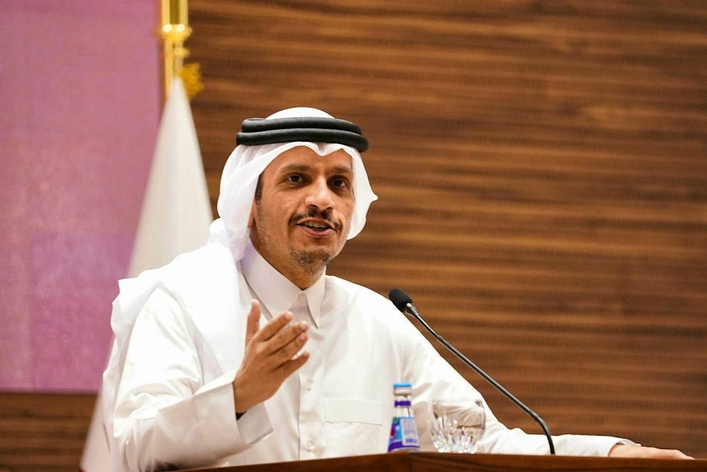 Qatari Prime Minister Mohammed bin Abdulrahman Al Thani.