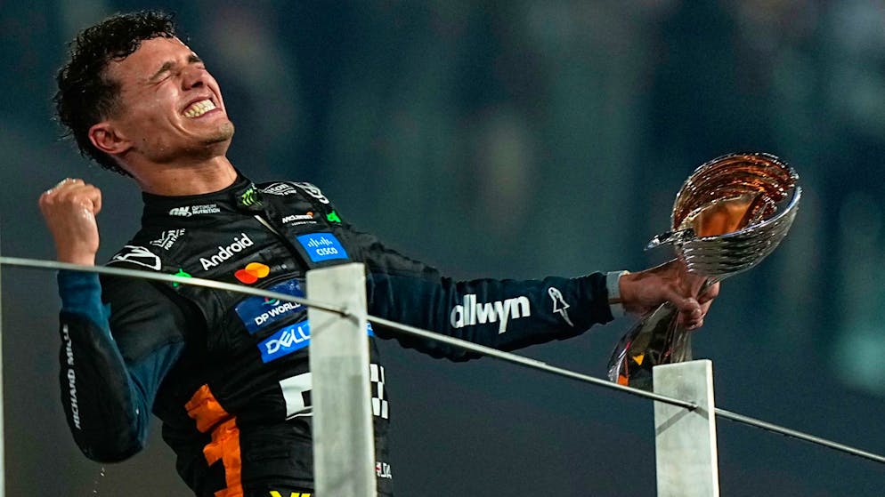 Lando Norris krönt sich in Abu Dhabi zum Weltmeister.