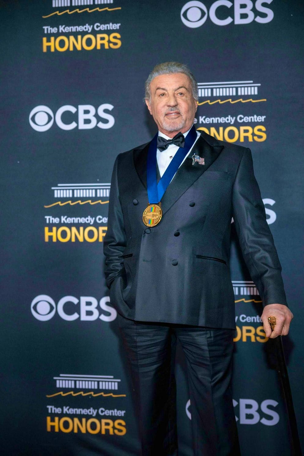 Trump partecipa come presentatore sul palco dei Kennedy Center Honors. L'attore Sylvester Stallone, tra gli altri, è stato premiato durante il gala.