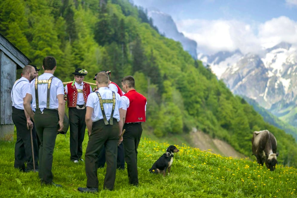 Several Swiss traditions are already on the list of Intangible Cultural Heritage of Humanity. (symbolic image)