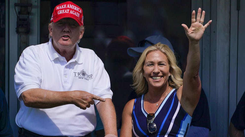 Das Tischtuch zwischen Donald Trump und Marjorie Taylor Greene ist zerschnitten.