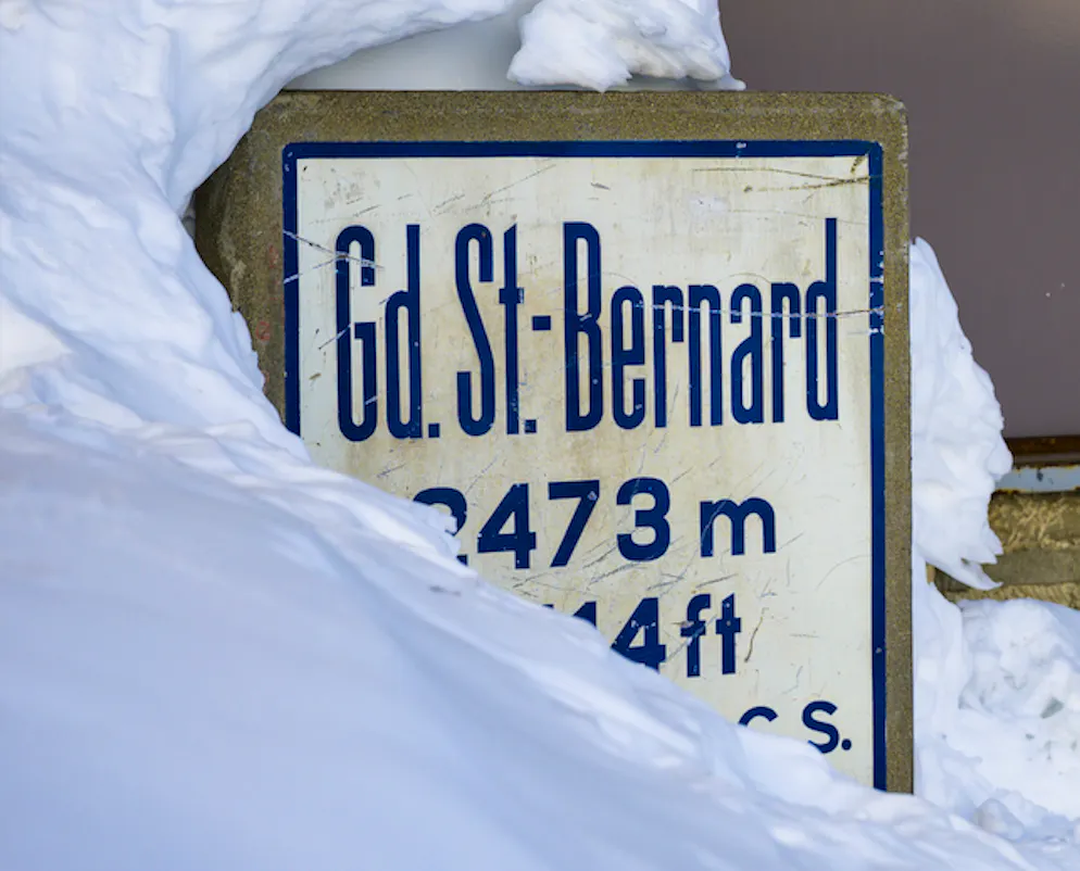 Au col du Grand-Saint-Bernard: 2 °C relevés à 14 h, une douceur surprenante pour la saison. (Archives)