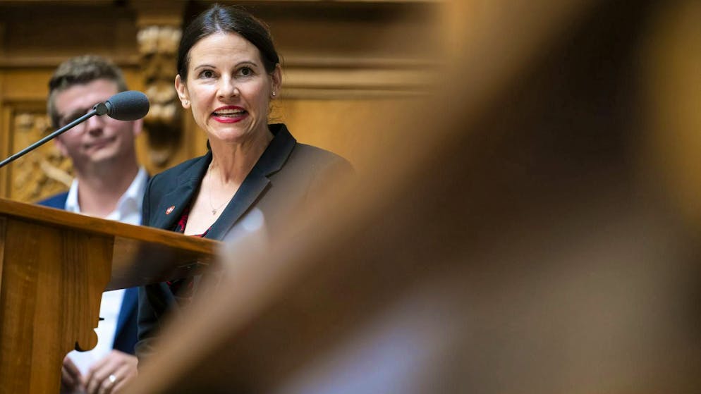 Zurich SVP National Councillor Nina Fehr Düsel calls for more deterrent signals in asylum policy. (archive picture)