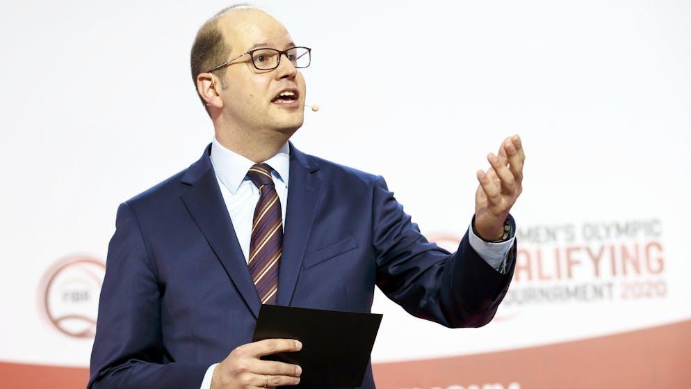 Andreas Zagklis a défendu le projet NBA Europe.