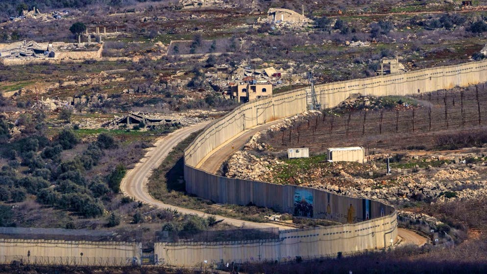 The border wall between Israel and Lebanon. (archive image)