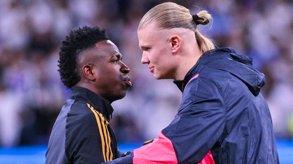 Vinicius et Erling Haaland se retrouvent ce mercredi soir en Ligue des champions.