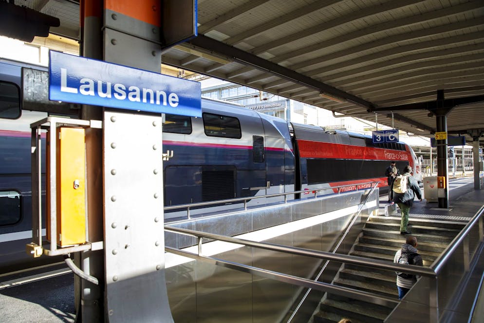 Der TGV zwischen Lausanne und Marseille (F) verkehrt noch häufiger.