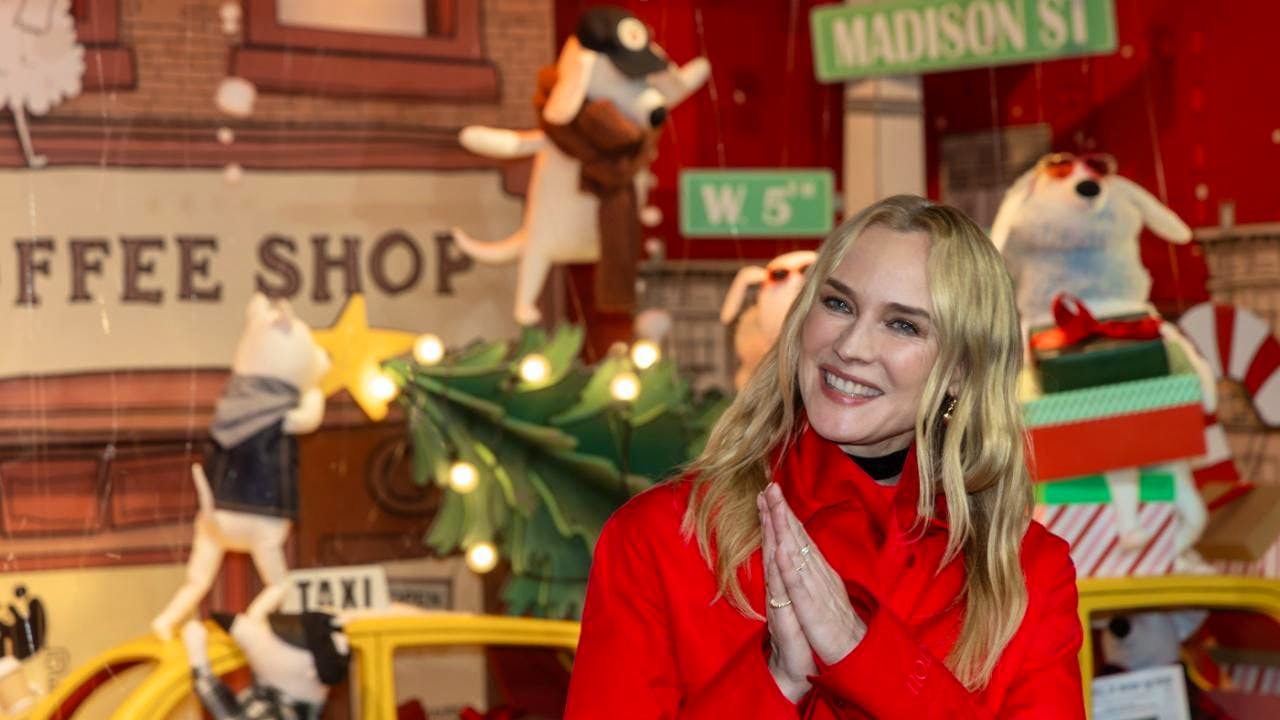 Leute. Diane Kruger feiert Weihnachten mit Ente, Rotkohl, Klössen