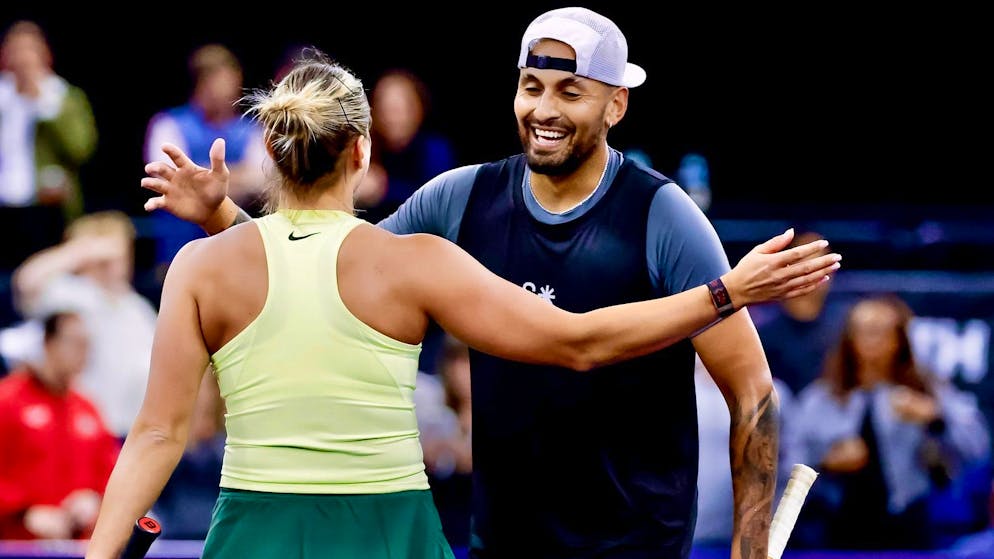 Aryna Sabalenka et Nick Kyrgios s’affronteront fin décembre à Dubai.