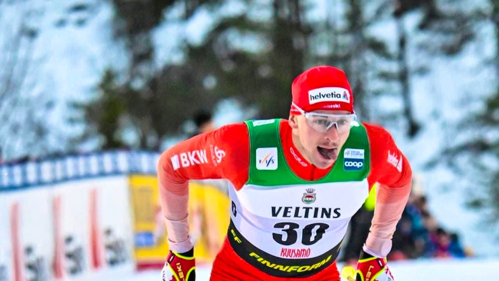 Struggling with a sore throat: Valerio Grond has to miss out on the team sprint in Davos