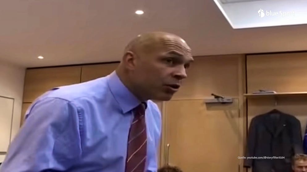 «Hakan, kei Kritik!». Das legendäre Video von Basel-Trainer Christian Gross im Spiel gegen Aston Villa