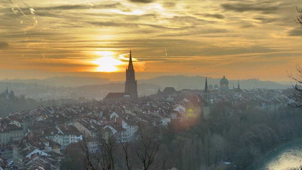Ab morgen wird's später dunkel. So schön war der früheste Sonnenuntergang des Jahres in Bern