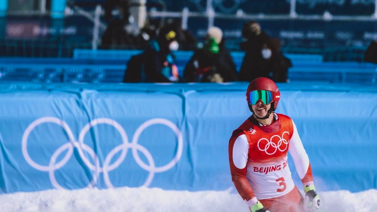 Sport. Tibia and fibula fracture in ski cross athlete Rohrweck