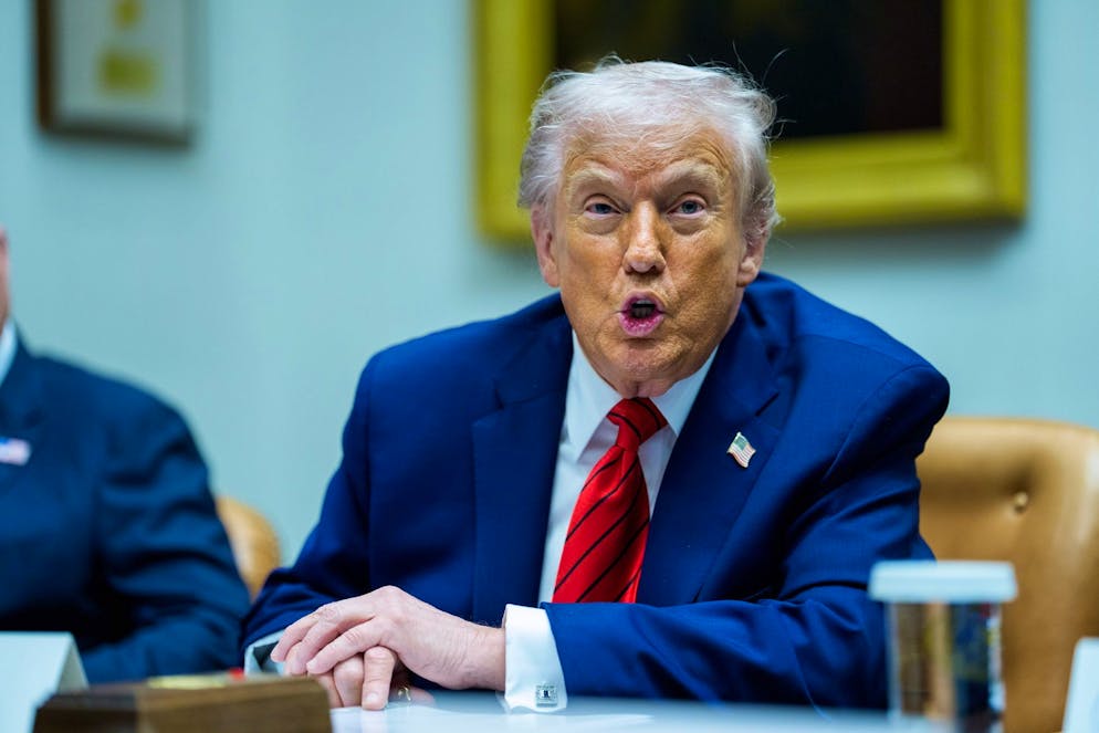 Donald Trump avait déclaré la veille que les dirigeants européens voulaient organiser une réunion sur l'Ukraine ce week-end (archives).