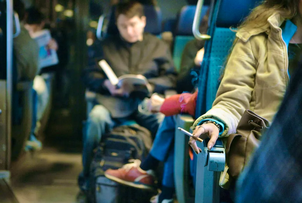 20 years of the smoking ban on SBB trains. Smoking on the train became increasingly unpopular over the years.