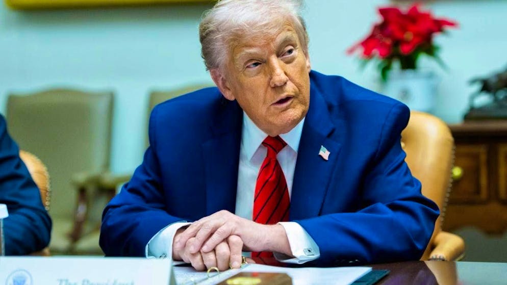 The news channel CNN has long been a thorn in the side of US President Donald Trump. In the course of the takeover battle for the parent company Warner Bros. he is hoping for a change at the top of the channel. (archive image)