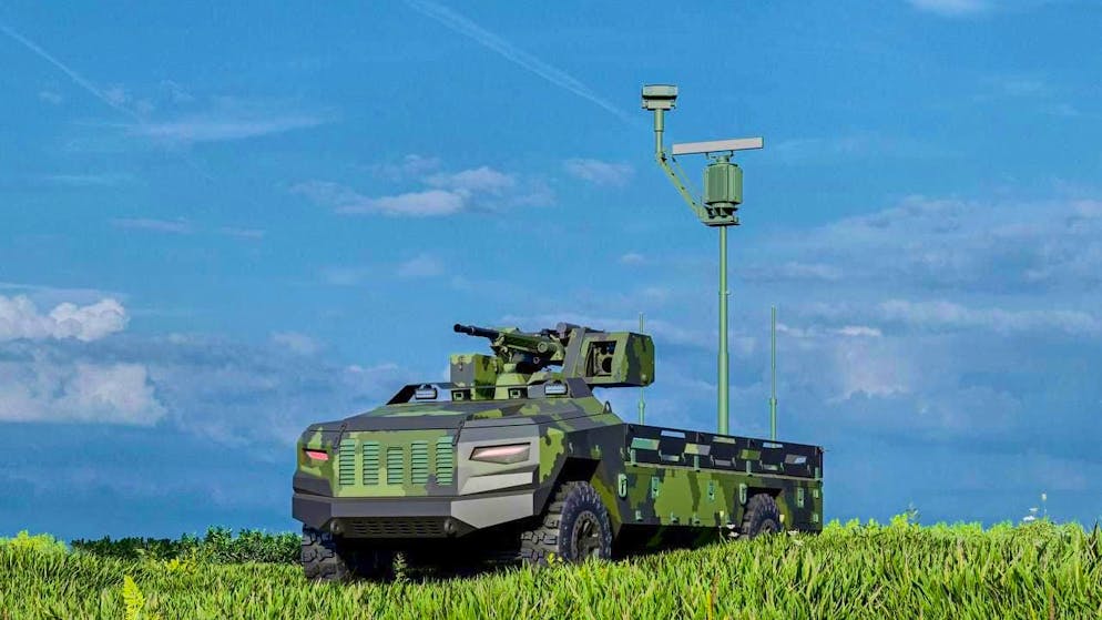 Il «Protector» è un drone terrestre armato da utilizzare in prima linea.