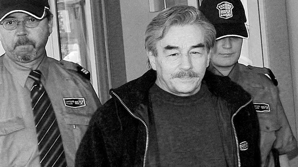 Werner Ferrari en 2007 à son arrivée au Tribunal de district de Baden (archives).