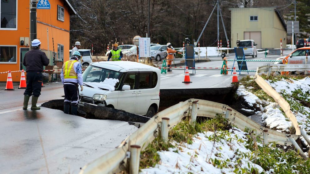 Flutwellen möglich. Nächstes Erdbeben erschüttert Norden Japans