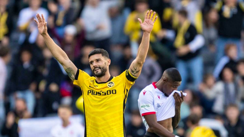 Loris Benito bestritt gegen Aston Villa vor zwei Wochen sein 200. Spiel für YB und wird nächsten Sonntag im Heimspiel gegen Luzern dafür geehrt