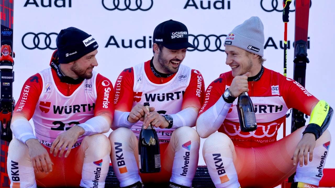 Alpine skiing. Aerni's premiere and Meillard's resurrection