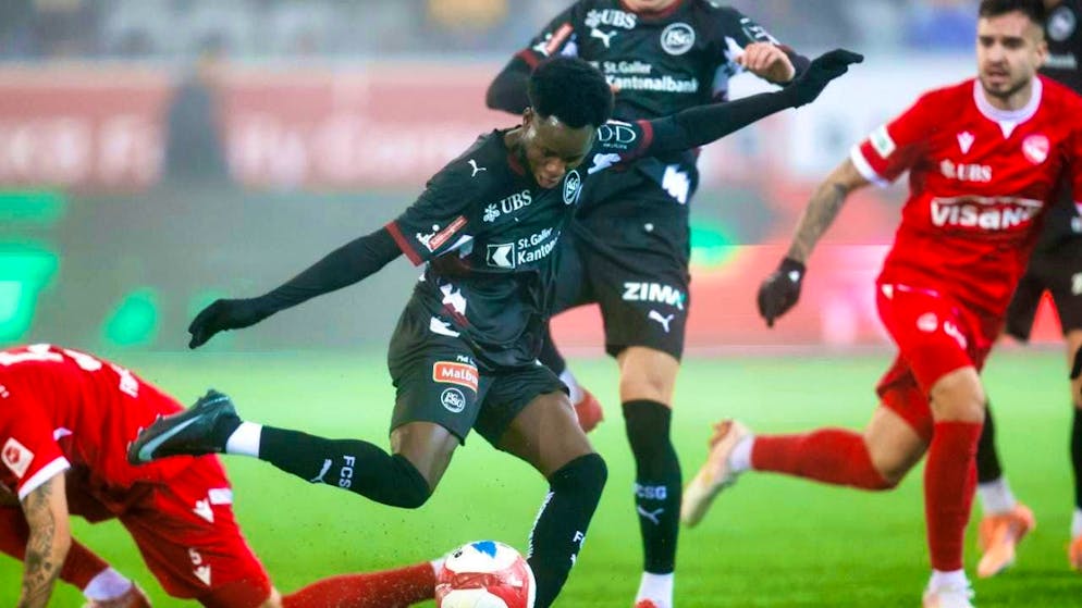 Aliou Baldé scored for FC St. Gallen midway through the first half to make it 1-0