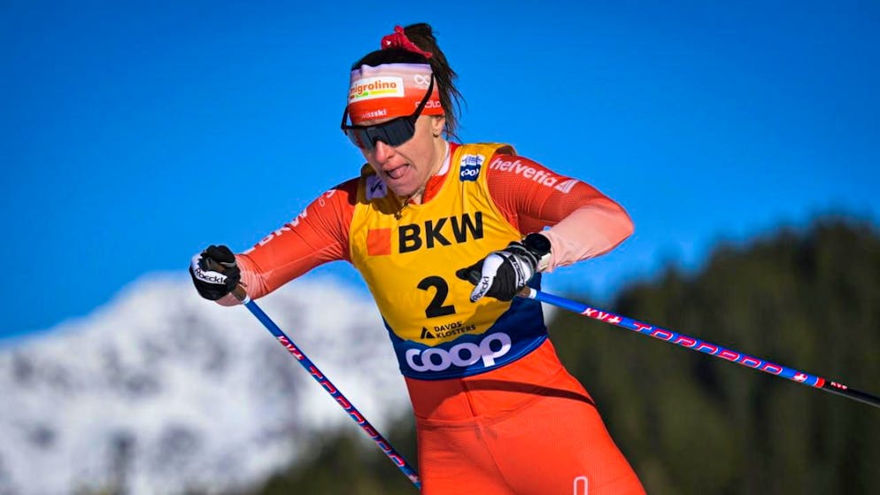 Nadine Fähndrich wird in Davos Dritte