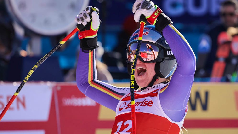 Zweite Abfahrt in St. Moritz. Aicher schlägt Vonn und Goggia und triumphiert – Flury beste Schweizerin