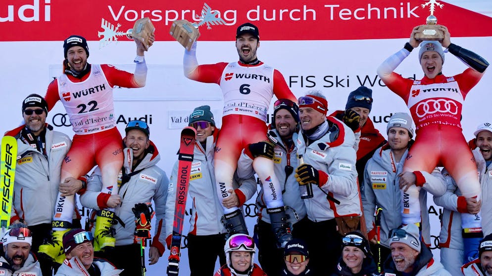 Géant de Val d'Isère. Encore un triplé : l’armada suisse dans la continuité de l’an dernier