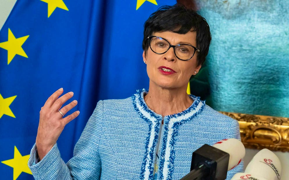 Joining the EU could help "to ensure that Ukraine's territory is protected by peace", said Marko in the "Interview of the Week" published by Deutschlandfunk on Saturday. (Archive)