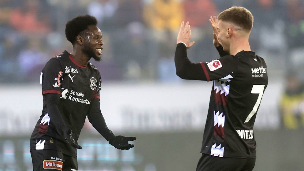 Video-Highlights. St.Gallen gewinnt Spitzenspiel und r&#xFC;ckt auf drei Punkte an Leader Thun ran