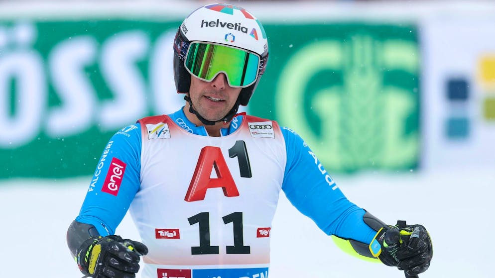 Fiancé suffers with Michelle Gisin. De Aliprandini: 